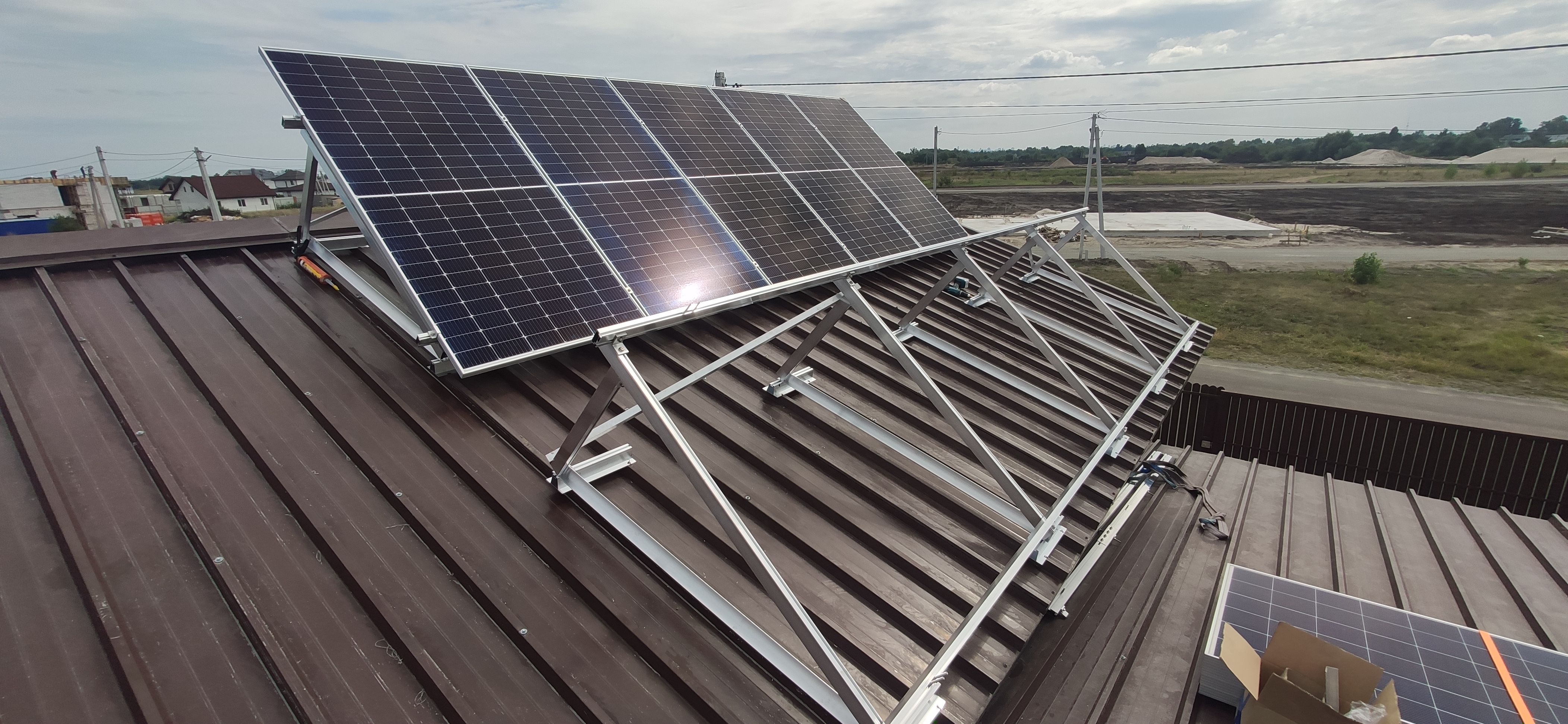 Проєктування сонячних систем - кріплення з оптимальним кутом